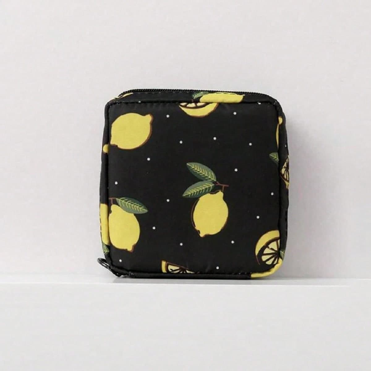 Femme Porte-monnaie Organisateur de serviettes en tissu Étui cosmétique Pochette de voyage Sac de rangement pour serviette hygiénique Premier sac